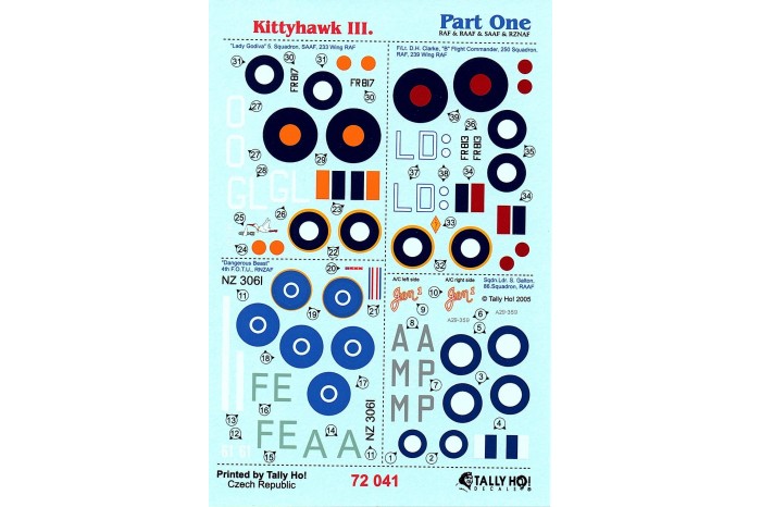 Obtlačky - Kittyhawk III, part 1 - 72041