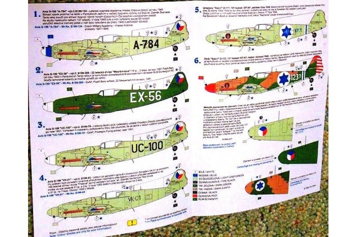 Obtlačky - Avia S199 / Sakin - 72034