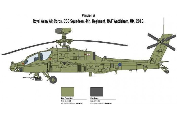 Model Kit vrtulník 2748 - AH-64D LONGBOW APACHE (1:48)