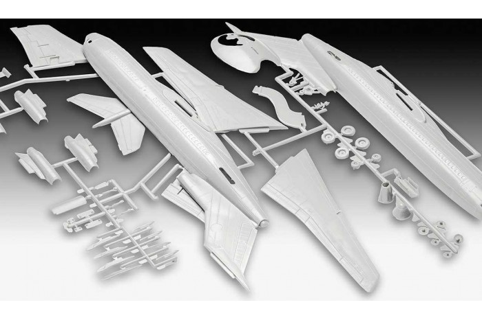 ModelSet letadlo 63946 -  Boeing 727-100 GERMANIA (1:144)