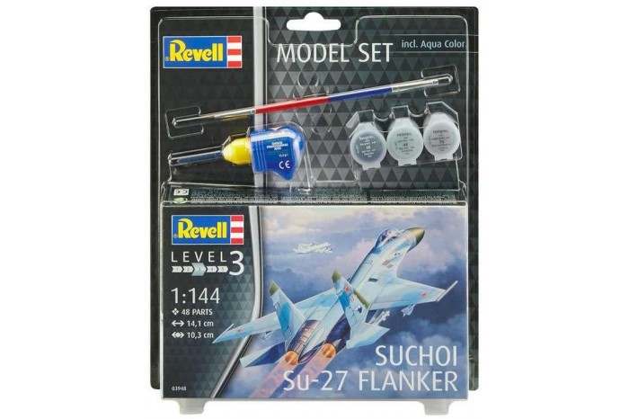 ModelSet letadlo 63948 -  Suchoi Su-27 Flanker (1:144)