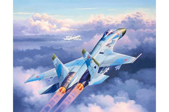 ModelSet letadlo 63948 -  Suchoi Su-27 Flanker (1:144)