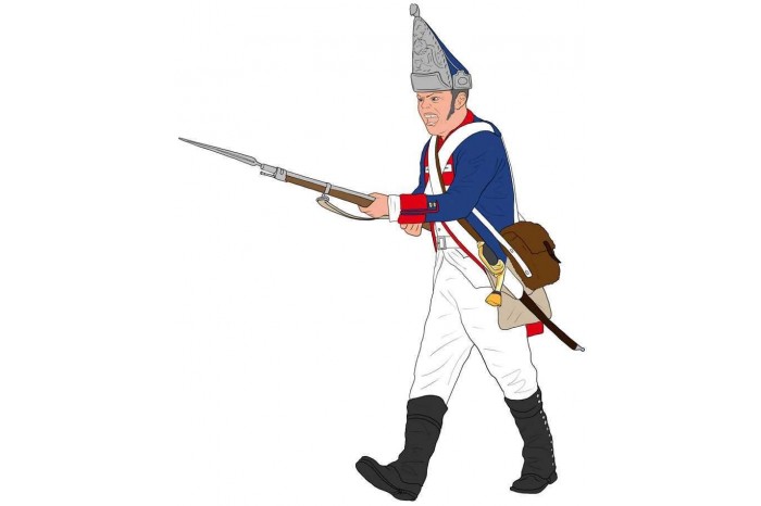 Plastic ModelKit figurky 02452 - Seven Years War (Austrian & Prussian Infantry) (1:72)