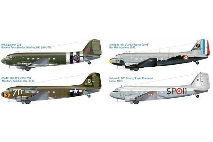 Model Kit letadlo 1338 - DAKOTA Mk.III (1:72)