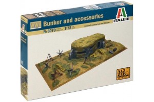 WWII - BUNKER AND ACCESSORIES (1:72) - 6070