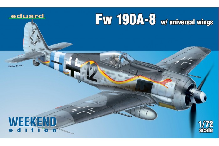 Fw 190A-8 s univerzálnym krídlom (1:72) - 7443