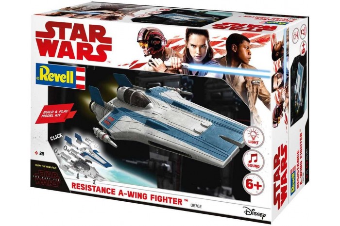 Build & Play SW 06762 - Resistance A-wing Fighter (modrý)