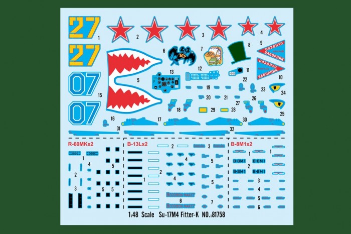 Su-17M4 Fitter-K (1:48) - 81758