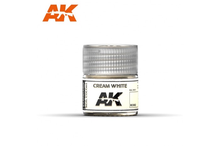 Krémovo biela (Cream White) RAL 9001 - RC002