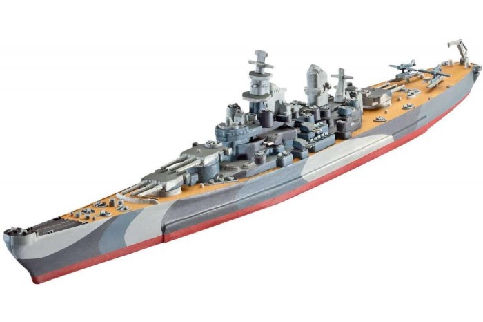 Battleship U.S.S. Missouri (WWII)  (1:1200) - 65128