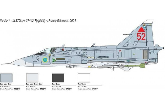 Model Kit letadlo 2785 -SAAB JA 37/AJ 37 VIGGEN (1:48)