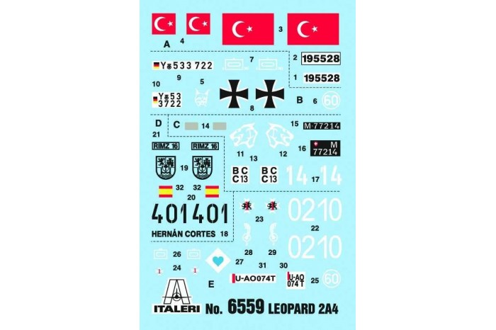 Model Kit tank 6559 - Leopard 2A4 (1:35)