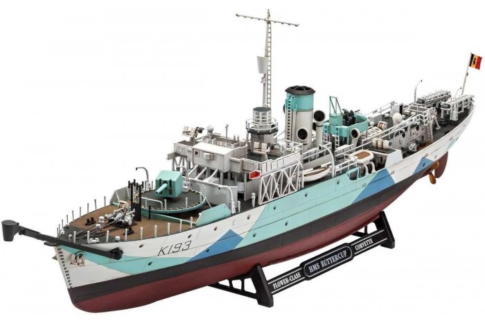 Plastic ModelKit loď 05158 - Flower Class Corvette HMS Buttercup (1:144)
