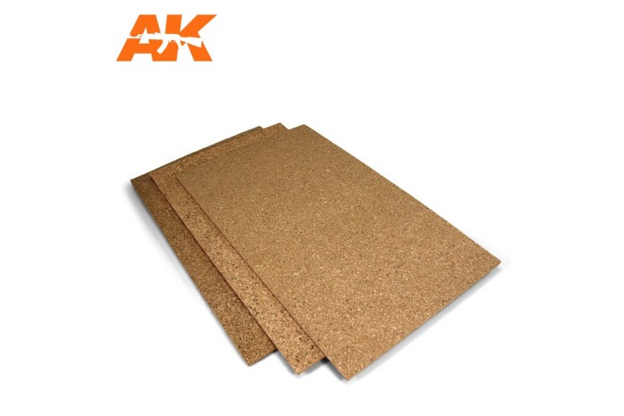 CorkCork Sheet 200x290x 6mm fine grained - 8052