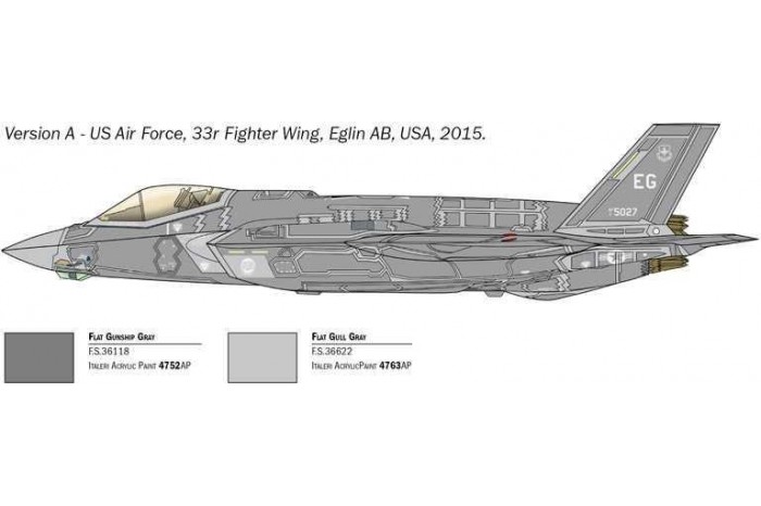 Model Kit letadlo 1409 -F-35 A LIGHTNING II CTOL version (1:72)