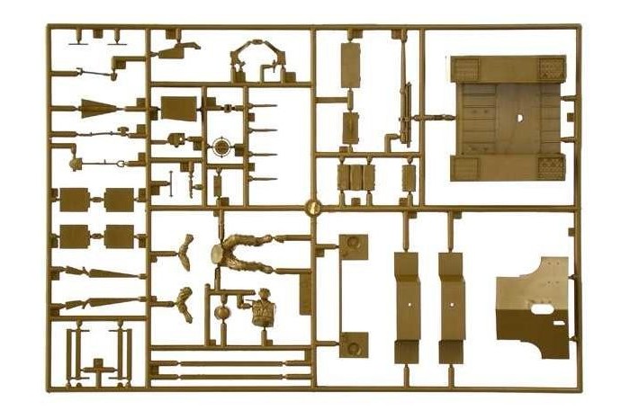 Model Kit military 6555 - M6 GUN MOTOR CARRIAGE WC-55 (1:35)