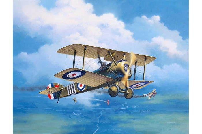 Plastic ModelKit letadlo 03906 - 100 Years RAF: Sopwith Camel (1:48)