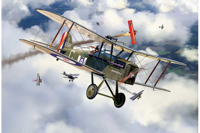 Plastic ModelKit letadlo 03907 - 100 Years RAF: British S.E. 5a (1:48)