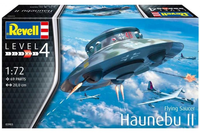 Plastic ModelKit letadlo 03903 - Flying Saucer Haunebu (1:72)