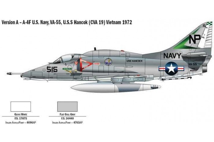 Model Kit letadlo 2671 - A-4 E/F/G Skyhawk (1:48)