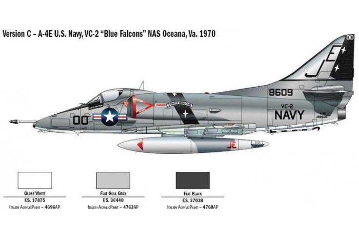 Model Kit letadlo 2671 - A-4 E/F/G Skyhawk (1:48)