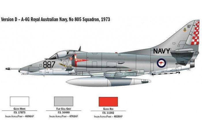 Model Kit letadlo 2671 - A-4 E/F/G Skyhawk (1:48)