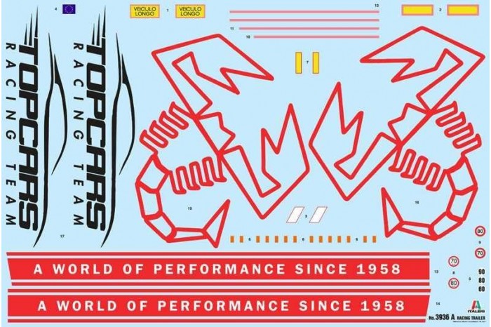 Model Kit návěs 3936 - Racing Trailer (1:24)