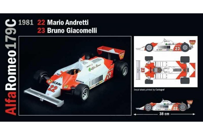 Model Kit auto 4704 - Alfa Romeo 179 - 179C (1:12)