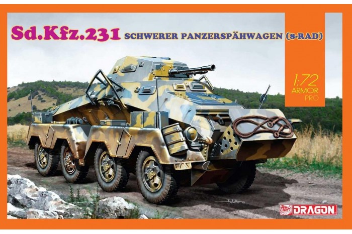 Sd.Kfz.231 SCHWERER PANZERSPÄHWAGEN (8-RAD) (1:72) - 7577