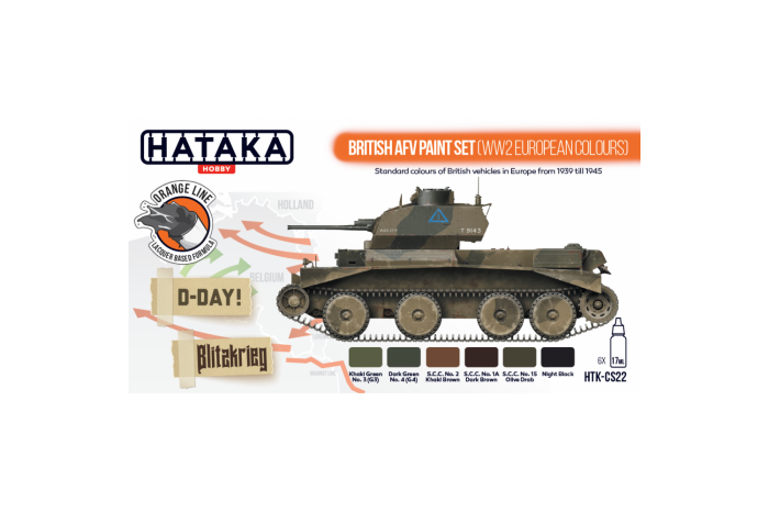 Britská technika 2. sv. vojny - európa (British AFV WW2 European) - CS22