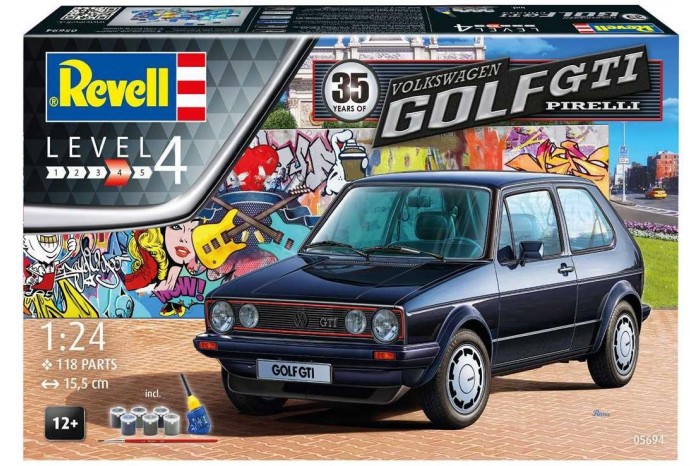 Gift-Set auto 05694 - 35 Years VW Golf 1 GTi Pirelli (1:24)