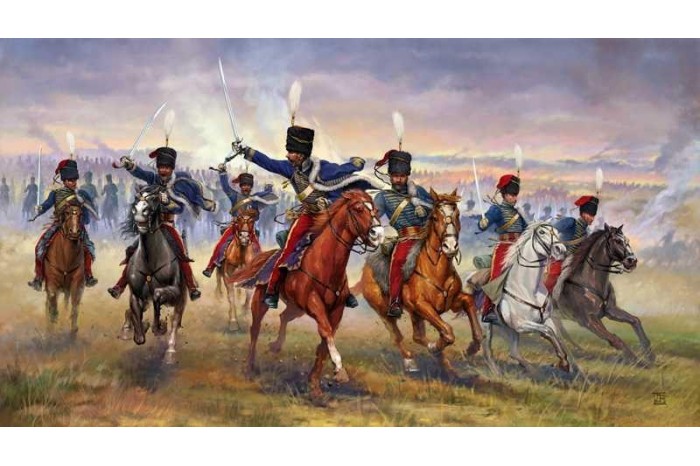 Model Kit figurky 6188 - British 11th Hussars (Crimea war) (1:72)