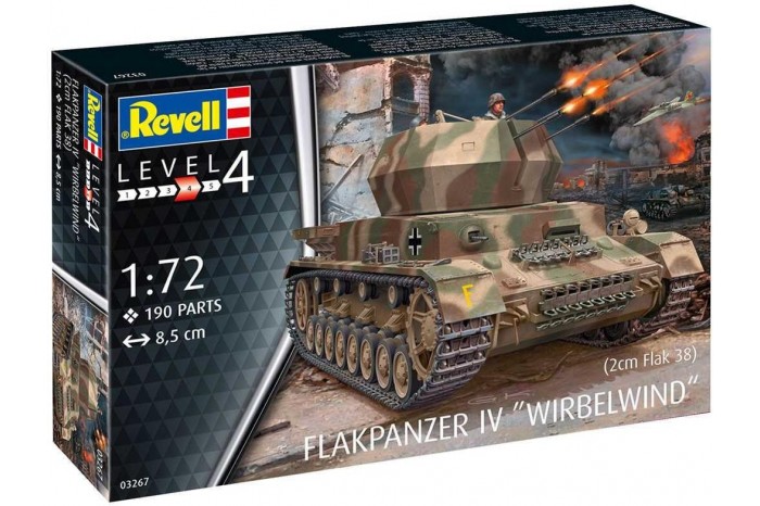 Flakpanzer IV Wirbelwind (2 cm Flak 38)  (1:72) - 03267