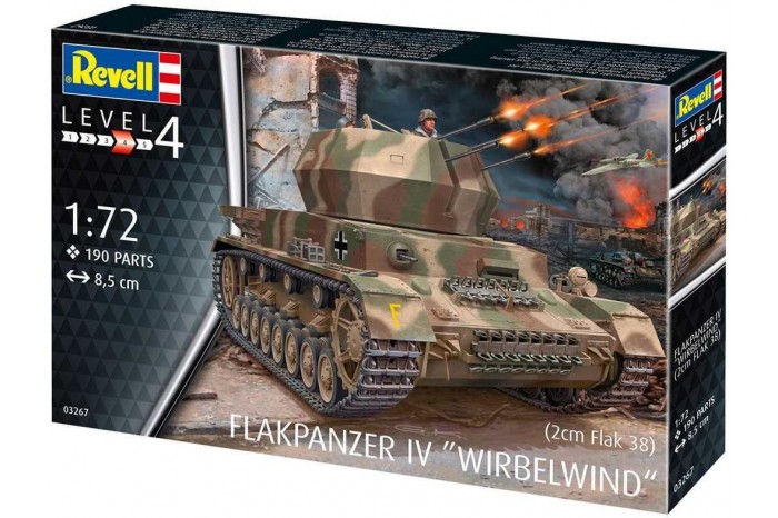 Plastic ModelKit military 03267 - Flakpanzer IV Wirbelwind (2 cm Flak 38)  (1:72)