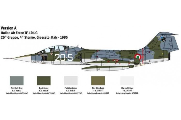 Model Kit letadlo 2509 - TF-104 G Starfighter (1:32)