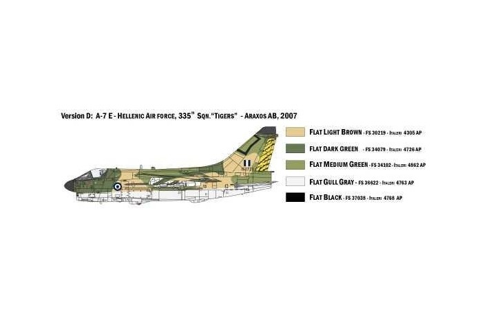 Model Kit letadlo 1411 - A-7E Corsair II (1:72)