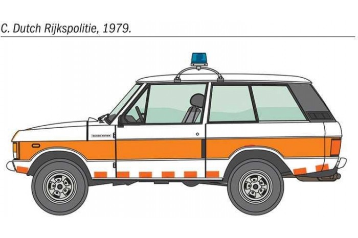 Model Kit auto 3661 - Police Range Rover (1:24)
