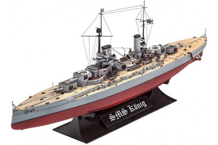 Plastic ModelKit loď 05157 - WWI Battleship SMS KÖNIG (1:700)