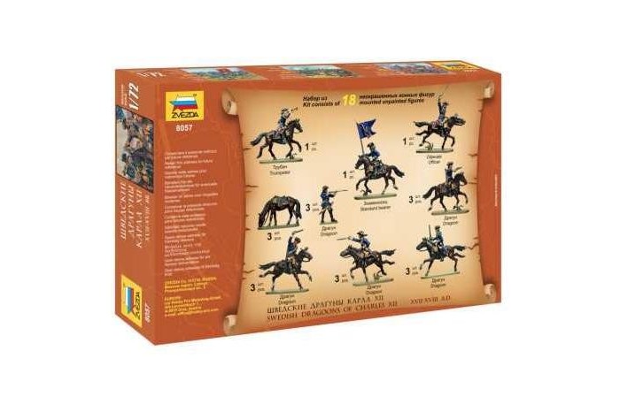 Model Kit figurky 8057 - Swedish Dragoons  (re-release) (1:72)