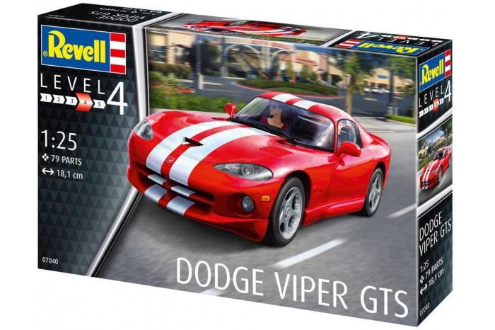 Plastic ModelKit auto 07040 - Dodge Viper GTS (1:25)
