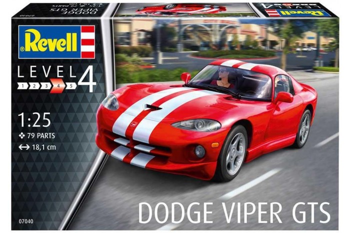 Plastic ModelKit auto 07040 - Dodge Viper GTS (1:25)