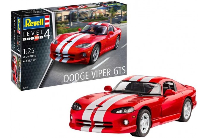 Plastic ModelKit auto 07040 - Dodge Viper GTS (1:25)