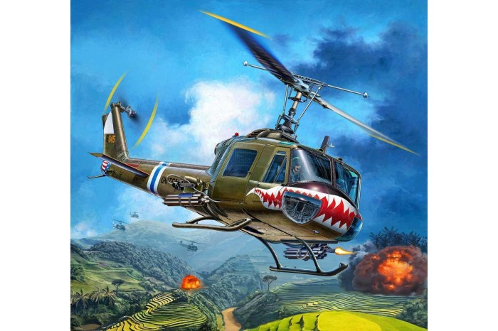 Plastic ModelKit vrtulník 04960 - Bell UH-1C (1:35)