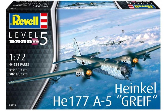 Plastic ModelKit letadlo 03913 - Heinkel He177 A-5 Greif (1:72)