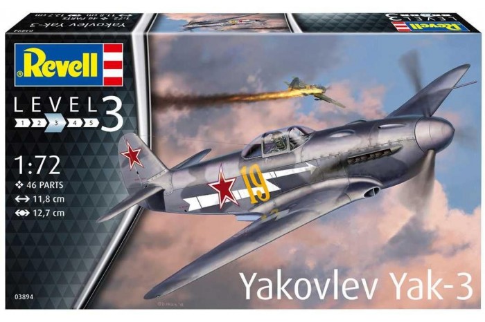 Plastic ModelKit letadlo 03894 - Yakovlev Yak-3 (1:72)