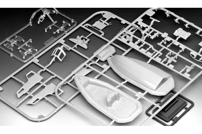 Plastic ModelKit loď 05228 - Rescue Boat DGzRS VERENA (1:72)