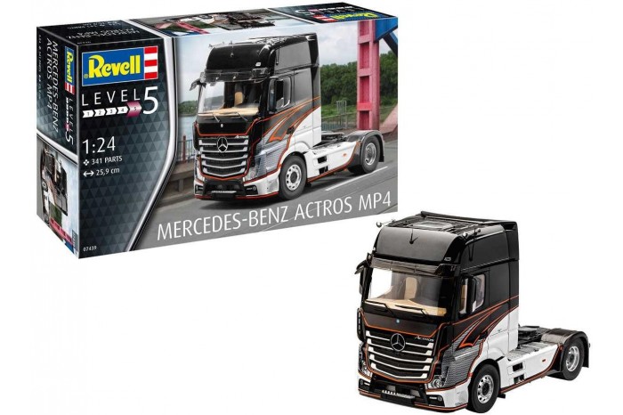 Plastic ModelKit auto 07439 - Mercedes-Benz Actros MP4 (1:24)