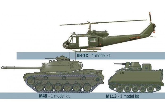 Model Kit diorama 6184 - Operation Silver Bayonet - Vietnam War 1965 (1:72)