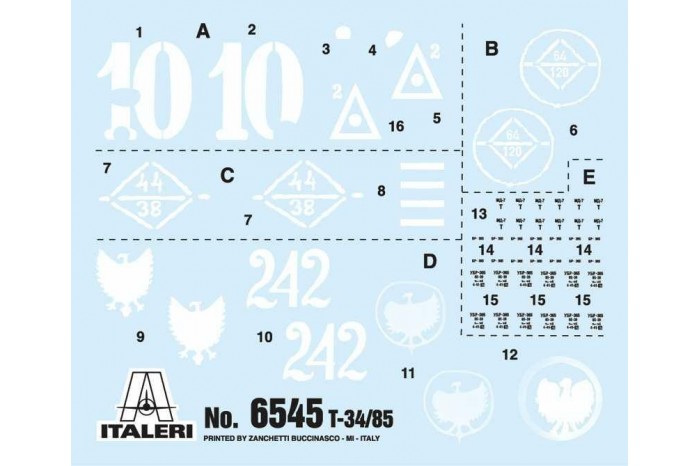 Model Kit tank 6545 - T34/85 Zavod 183 Mod. 1944 (1:35)