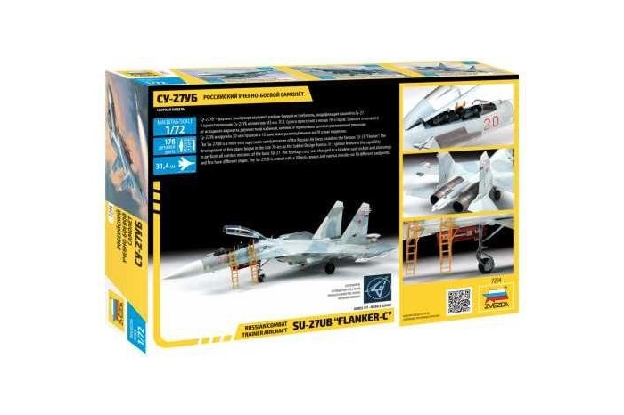 Model Kit letadlo 7294 - Sukhoi SU-27 UB "Flanker-C" (1:72)